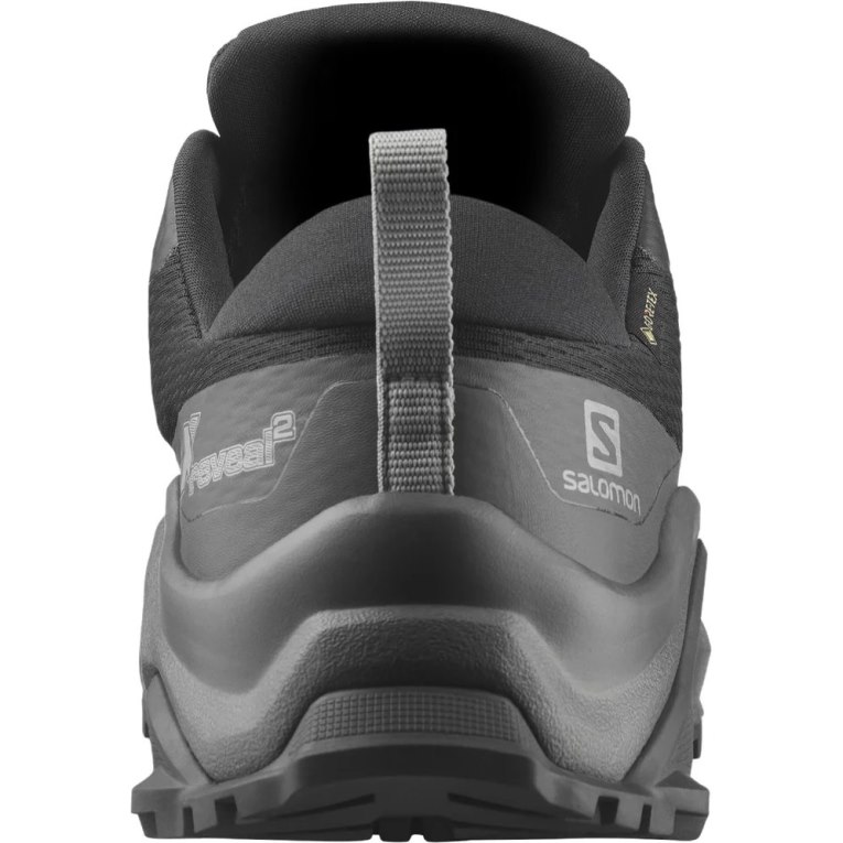 Black Salomon X Reveal 2 GTX Men's Hiking Shoes | PH 59631Y